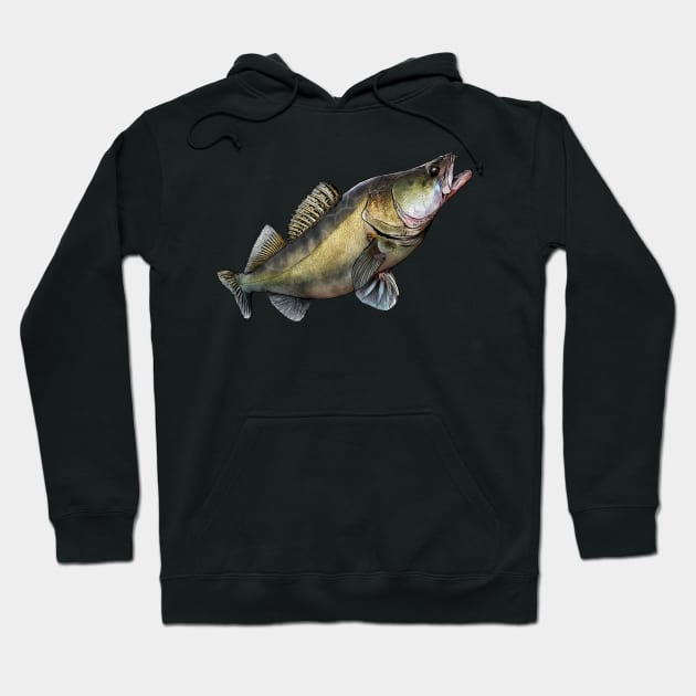 Walleye Hoodie by Sandarmi